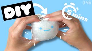 DIY jet puffed marshmallow squishy UNDER 5 MINUTES!