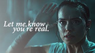 han & leia + ben & rey || let me know youre real.