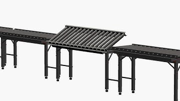 Roller Conveyor - Băng tải con lăn nghiêng - băng tải con lăn 3d - Mai Toan Thang