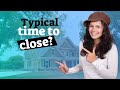 How long does it take to close on a house | Average time to buy a house