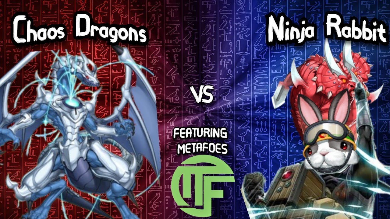 Матч формата Yugioh REDU: Chaos Dragons против Ninja Rabbit (при участии @Meta-Foes)