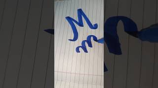 m for 🐵🐵🙈monkey#cursivewriting 🌟