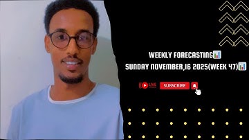 Weekly Forecasting📊 Sunday November 16, 2025 (Week 47)📊