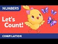 Count with us / Vamos a contar | Numbers in English and Spanish | Songs for kids | Canticos