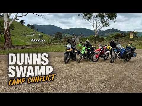 MotoCamping Adventure Ride to Dunns Swamp - Unexpected camping conflict
