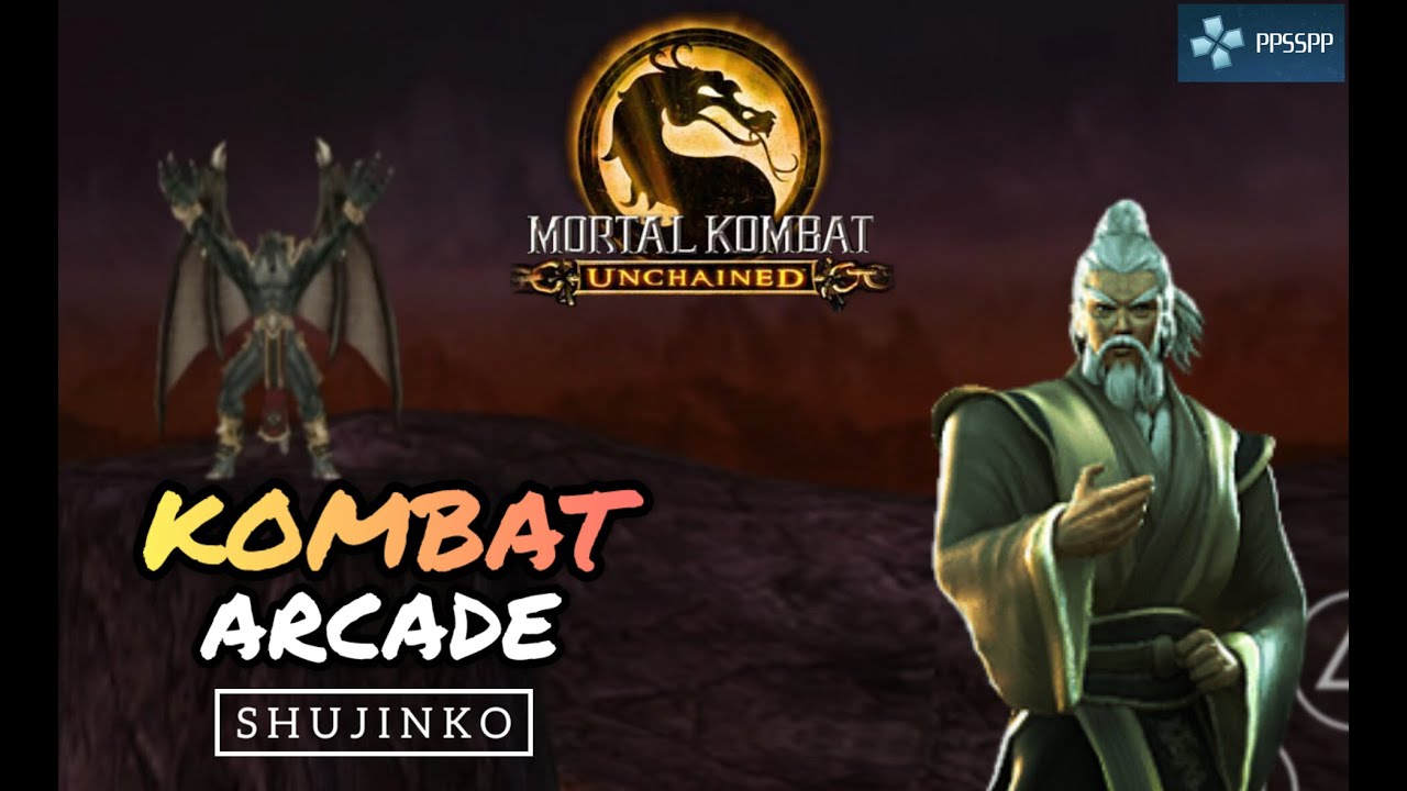 SHUJINKO derrota a ONAGA🐲. MK Unchained⛓️(Emulador PPSSPP🎮, Android🤖)