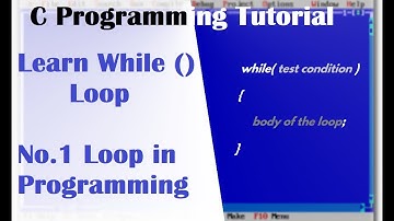while loop in c ( Hindi/Urdu )