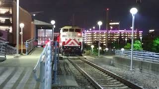 2 Trinity Railway Express at Medical Market Center Station