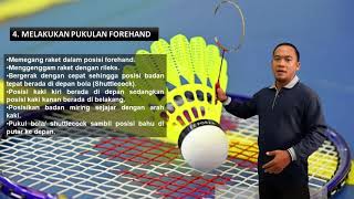 TEKNIK DASAR BULU TANGKIS / BADMINTON KELAS X || SMA NEGERI 5 BAGAN SINEMBAH
