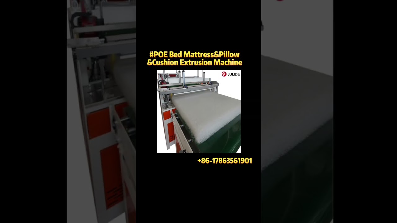 POE Air Fiber Bed Mattress&Cushion&Pillow Extrusion Machine +86-17863561901