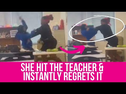 NC Student SWINGS ON Teacher & Instantly Regrets It 😳
