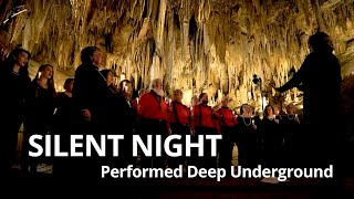 Silent Night sung deep underground in Luray Caverns