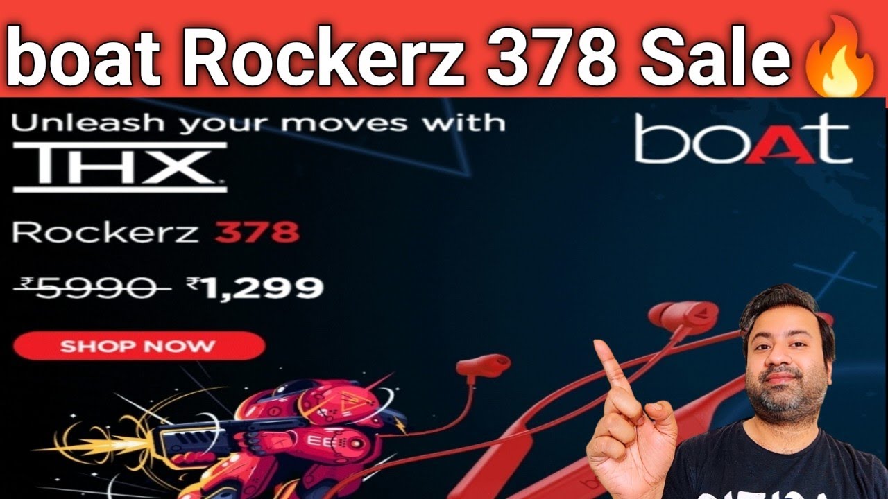 boat Rockerz 378 Neckband Launch 🔥 Discount Link in Description YouTube