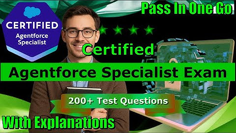 Salesforce Certified Agentforce Specialist (AI-201) Exam💯Test Questions 2025✅ (Updated)
