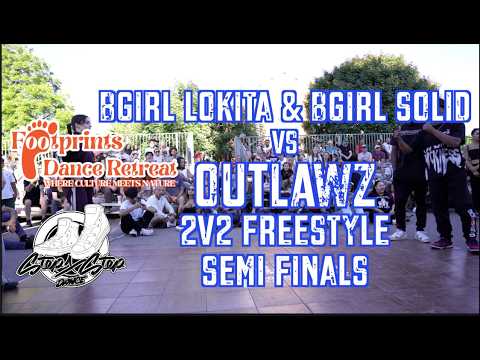 LOKITA & BGIRL SOLID vs KING HAVOC & ULTRA | 2v2 Freestyle Top 4 | Footprints Dance Retreat | #SXSTV