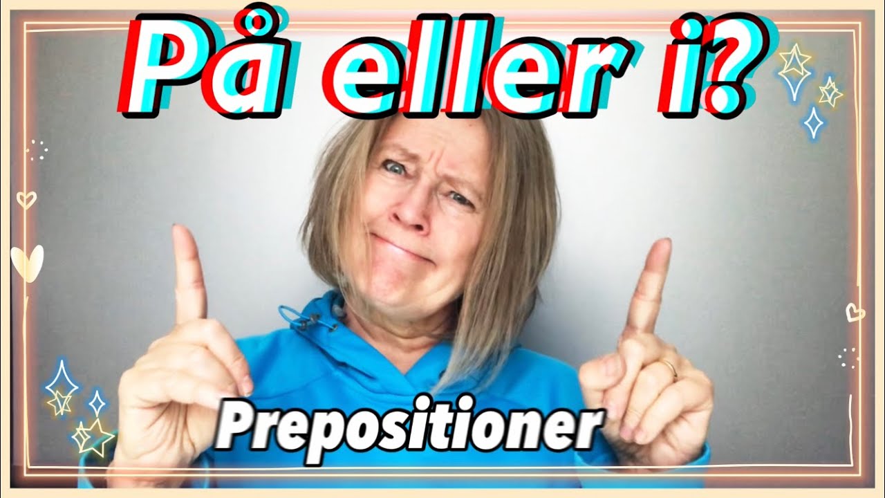 На или в? - предлоги - шведская грамматика - шведский с Мари