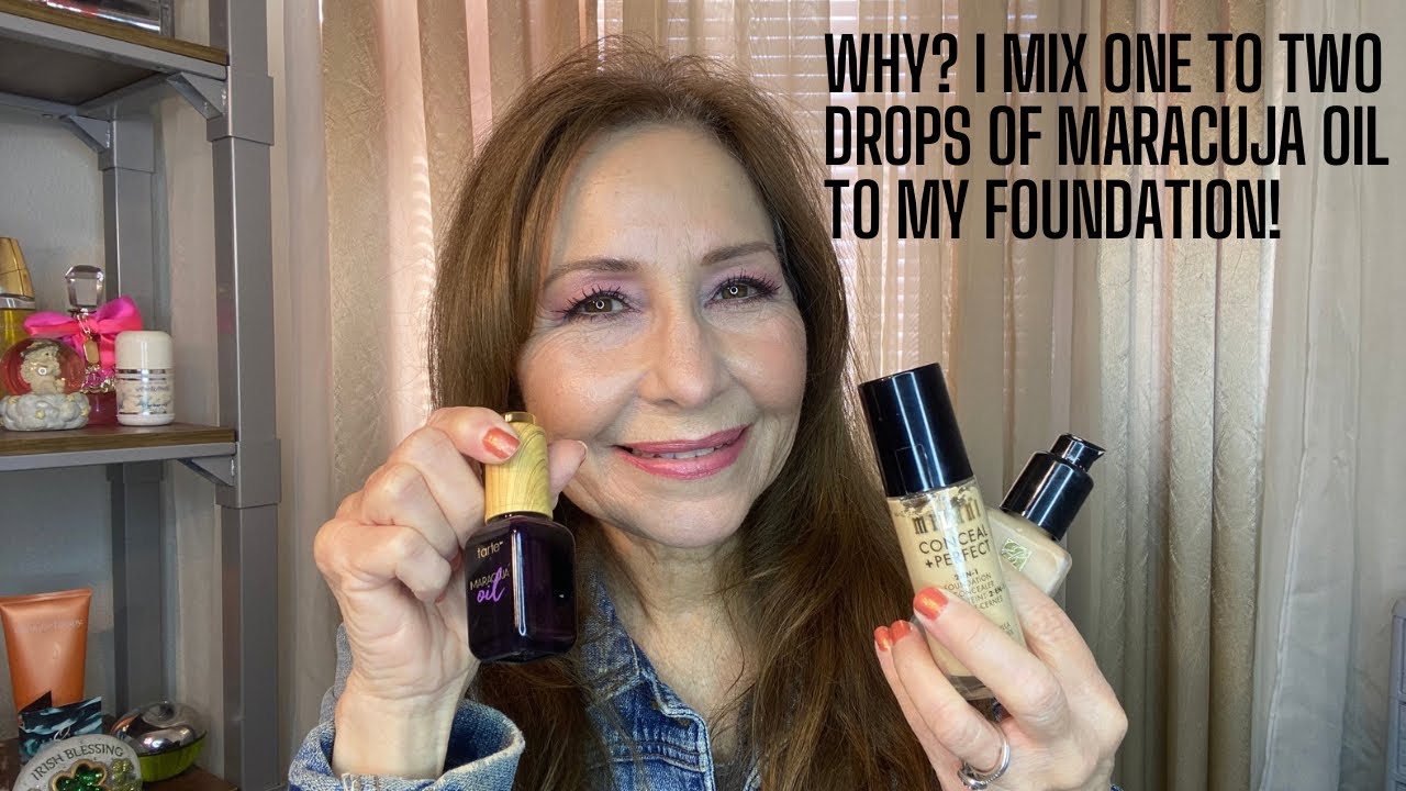 Tarte Maracuja oil can be used with your liquid foundation for hydration.