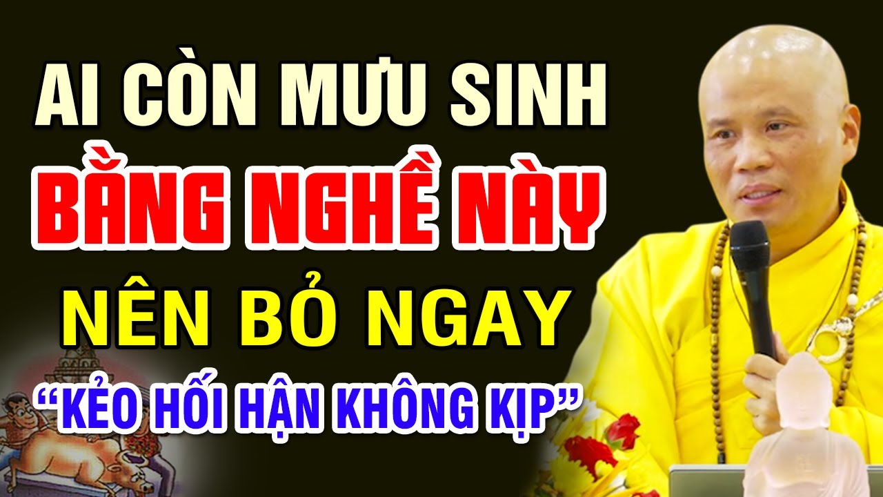 Ai Còn Mưu Sinh Bằng Nghề Này, Nên Bỏ Ngay 