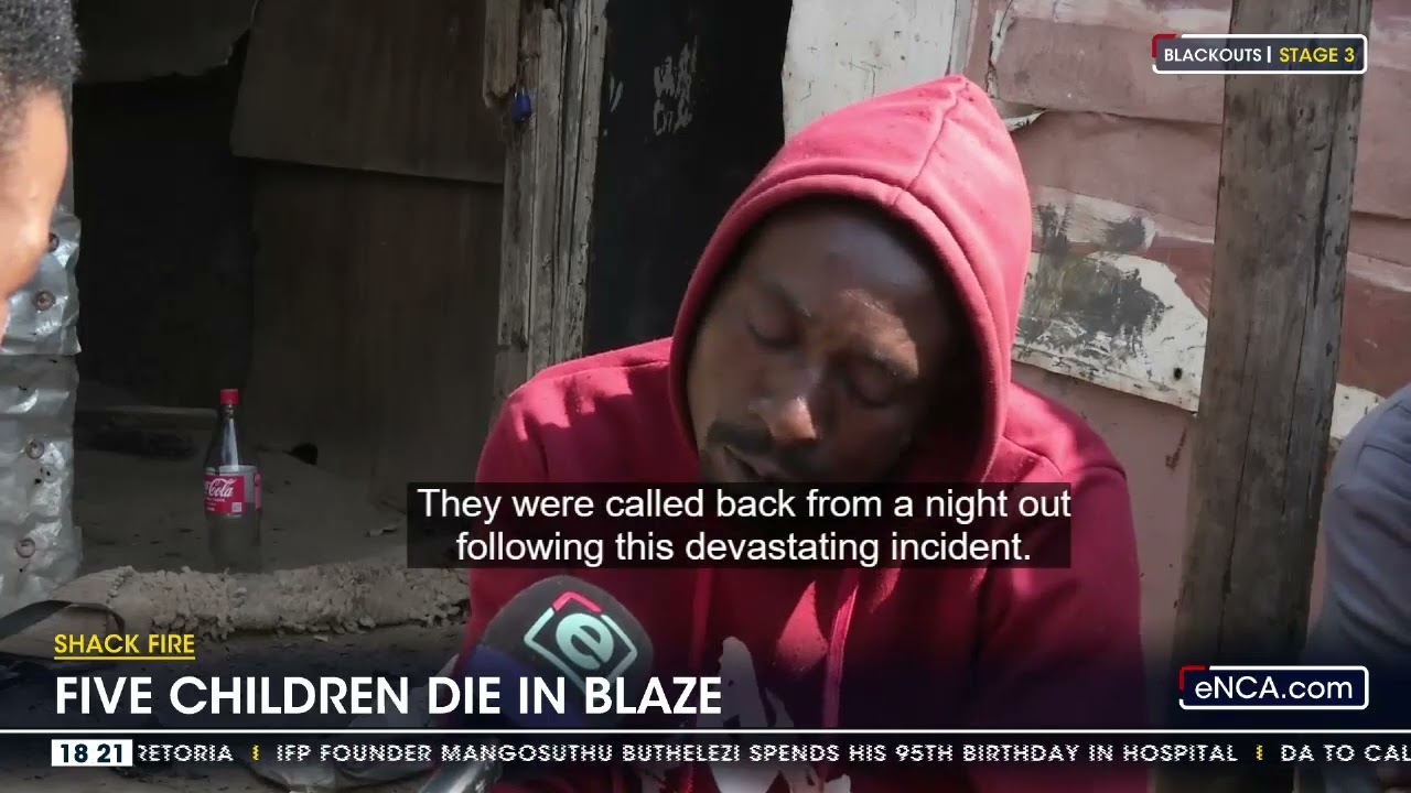Shack fire | Five children die in blaze