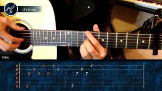 Video thumbnail of "Cómo tocar "My Immortal" de Evanescence en Guitarra (HD) Tutorial - Christianvib"