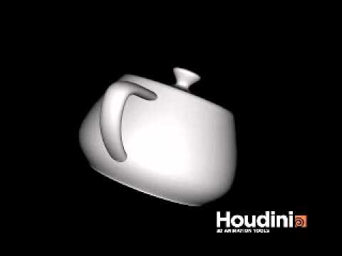 Houdini Teapot render