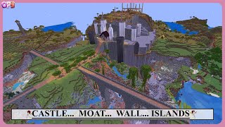 Castle ... Moat... Wall... Islands - now on OPBlocks / PGG Survival S7 - Minecraft - Server