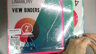 2 Inch Binders,Round 3 Ring Binder, Customizable View Binder Review, bright, big, and useful binder