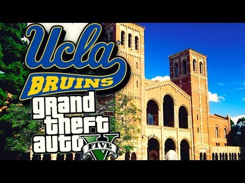 GTA 5: UCLA University Easter Egg  - ULSA University Campus Tour