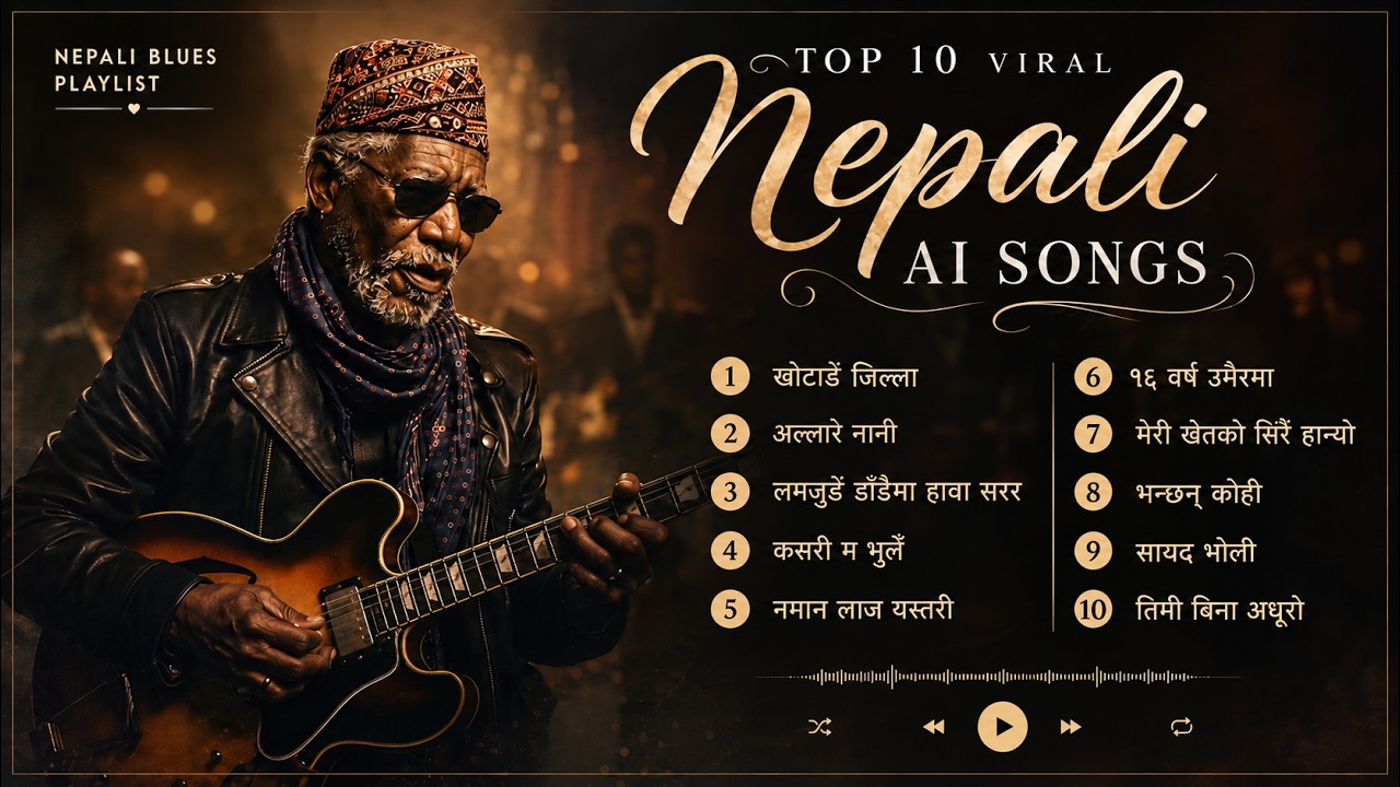 Lamjunge Dadaima Hawa Sarara - Blues🔥Top 10 Nepali Ai Songs || Tiktok AI Viral Hits