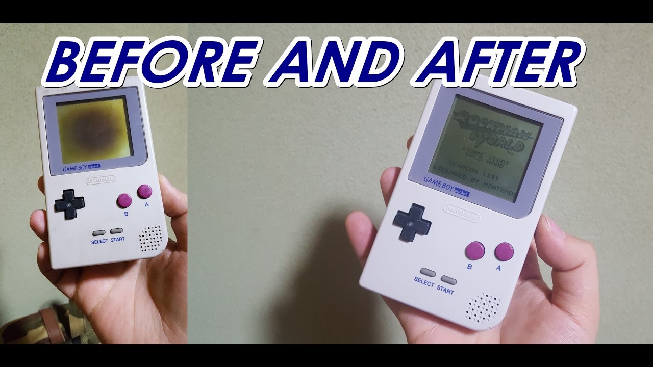 HOW I CLEAN my GAMEBOY YouTube
