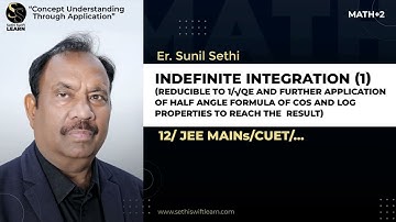 Indefinite integration 1 Reducible to 1QE (+2 Math)