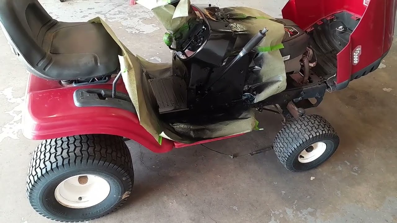 Riding Mower Console painted