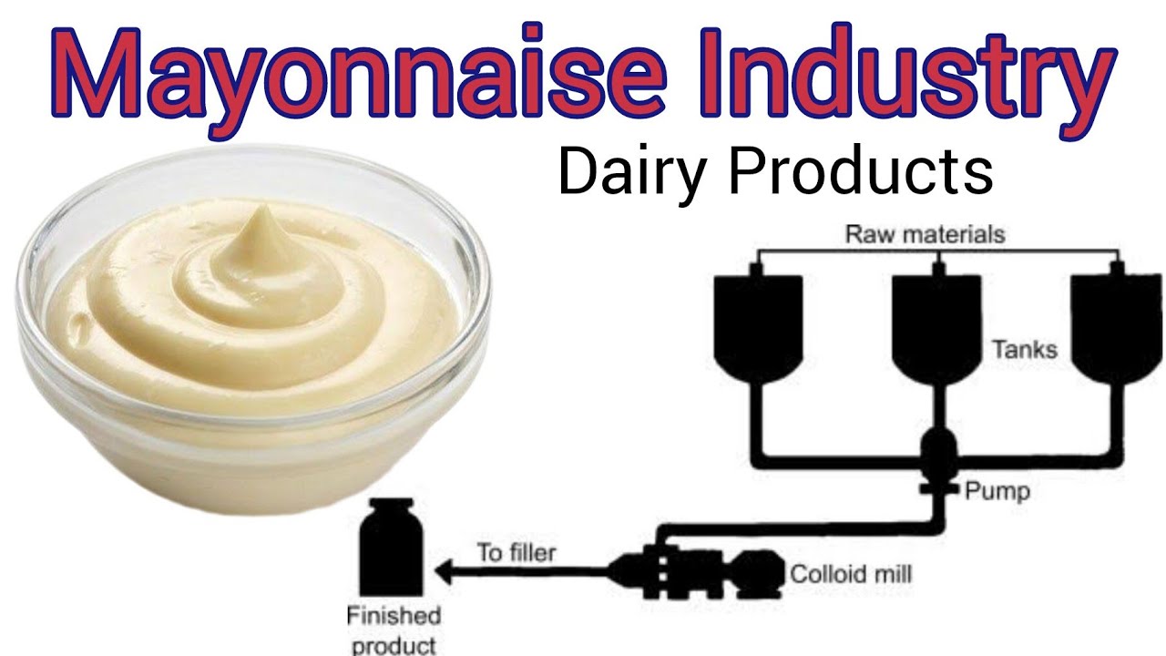 Mayonnaise Process How to Mayonnaise is Made। Mayonnaise Business। Mayonnaise Plant। Egg ...
