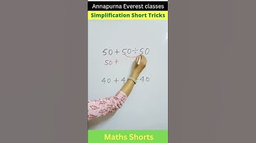 Daily maths | Simplification short trick #mathshorts #shorts #shortsvideo #viral #trending #ytshorts