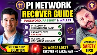 Pi Network Password Recovery 2026 | Pi Passphrase, Passkey & Wallet Recover Kaise Kare? | Pi Update