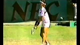 (Part 2) Cash vs Pernfors - 1986 Davis Cup (Highlights)