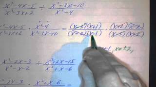 Rational Expressions - Divide