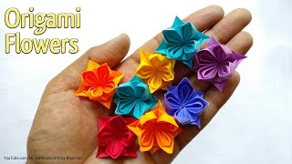 (Tutorial) Origami Flowers || paper flowers