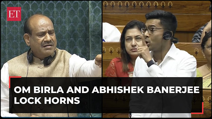 Abhishek Banerjee vs Om Birla: Speaker urges respect for Chair following tense exchange with TMC MP