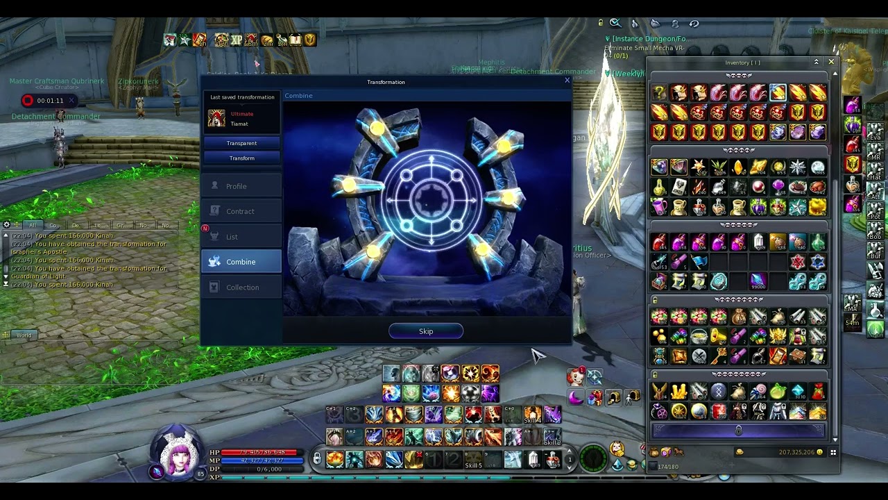 AION Fusing Ancient transformations