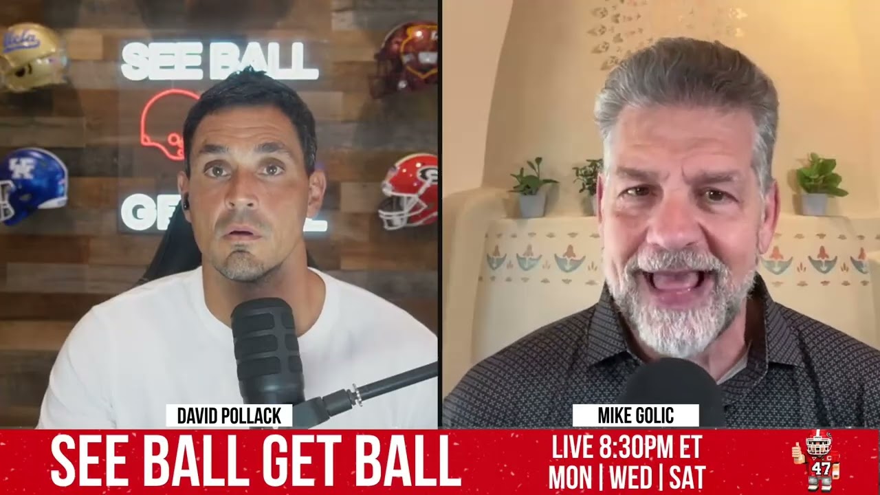 Mike Golic ONE-ON-ONE with David Pollack | Notre Dame-BYU Preview