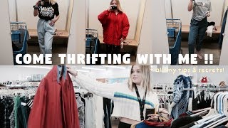 COME FALL THRIFTING WITH ME !! + all my tips and secrets