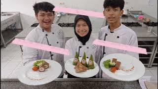 SKSSI 2021 Bidang Lomba Kulineri dengan produk makanan Getuk Pisang Ayam Pedas dari SMKN 3 Kediri