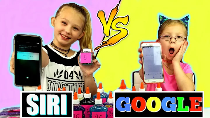 SiRi vs GooGLE Picks MY SLiME INGREDiENTS Challeng...