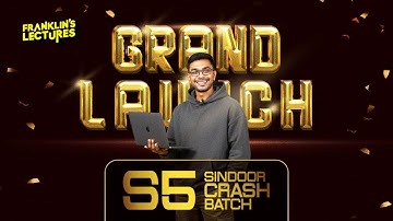 B.Tech S5 SINDOOR CRASH batch launch | Franklin