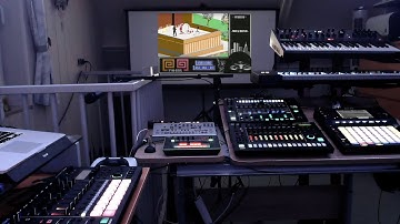 C64 Last Ninja 2 Central Park recreated on the Force with Iridium and Kyra Synthesizer (no live jam)