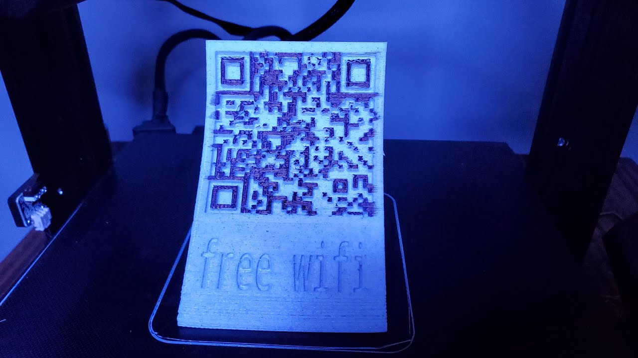 This 3D Printed QR Code Holds a Dark Secret - YouTube