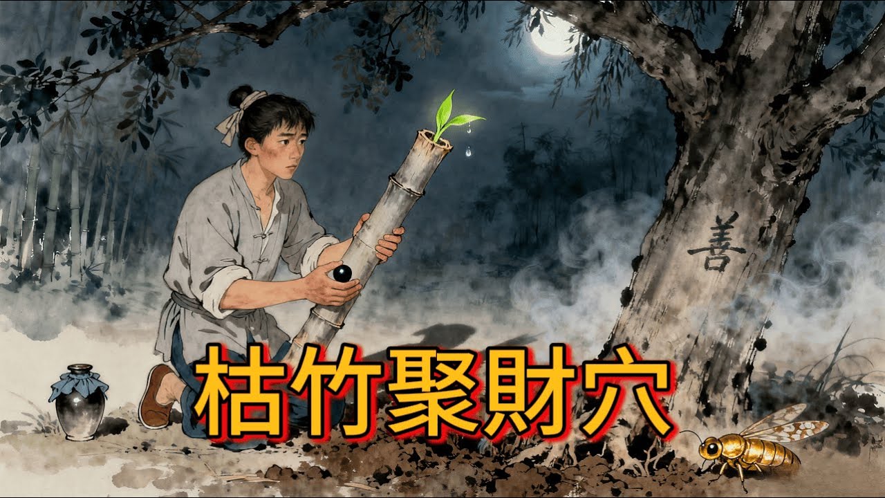 窮小夥挖草藥時偶遇神秘老丈，得他指點將老父親的骨灰埋入聚財穴，怎料他得意之後卻忘了老丈的囑托故事分享#民間故事#善有善報