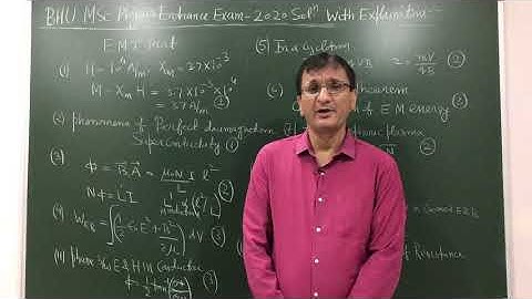 BHU MSc physics 2020 sol (EMT part)