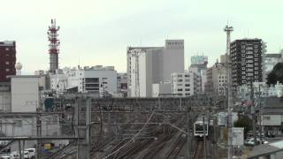 【貴重な警笛】6000形大洗鹿島線・E501系普通 水戸付近で離合@2013.1.23